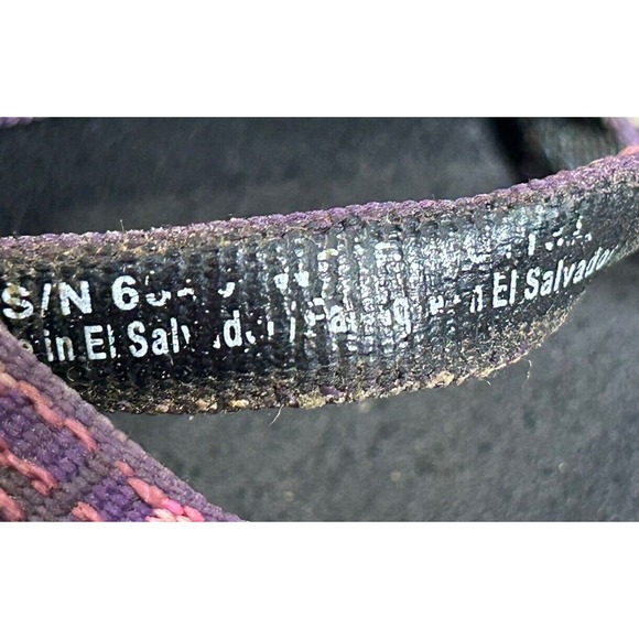 Teva Womens 6‎ Black & Pink Olowahu Mush Sandals Flip Flops SOLD - Picture 6 of 6